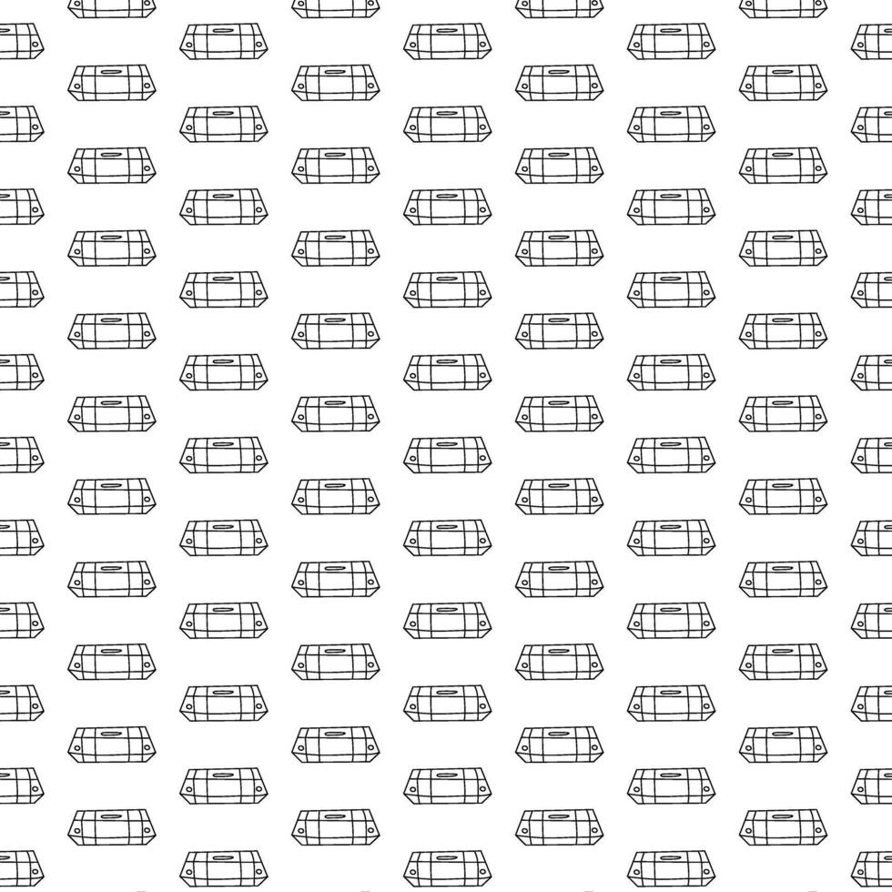 pattern of burger boxes, minimalist line art design vector