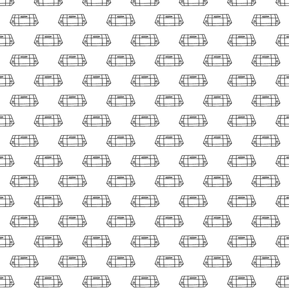 pattern of burger boxes, minimalist line art design, ideal for food packaging vector