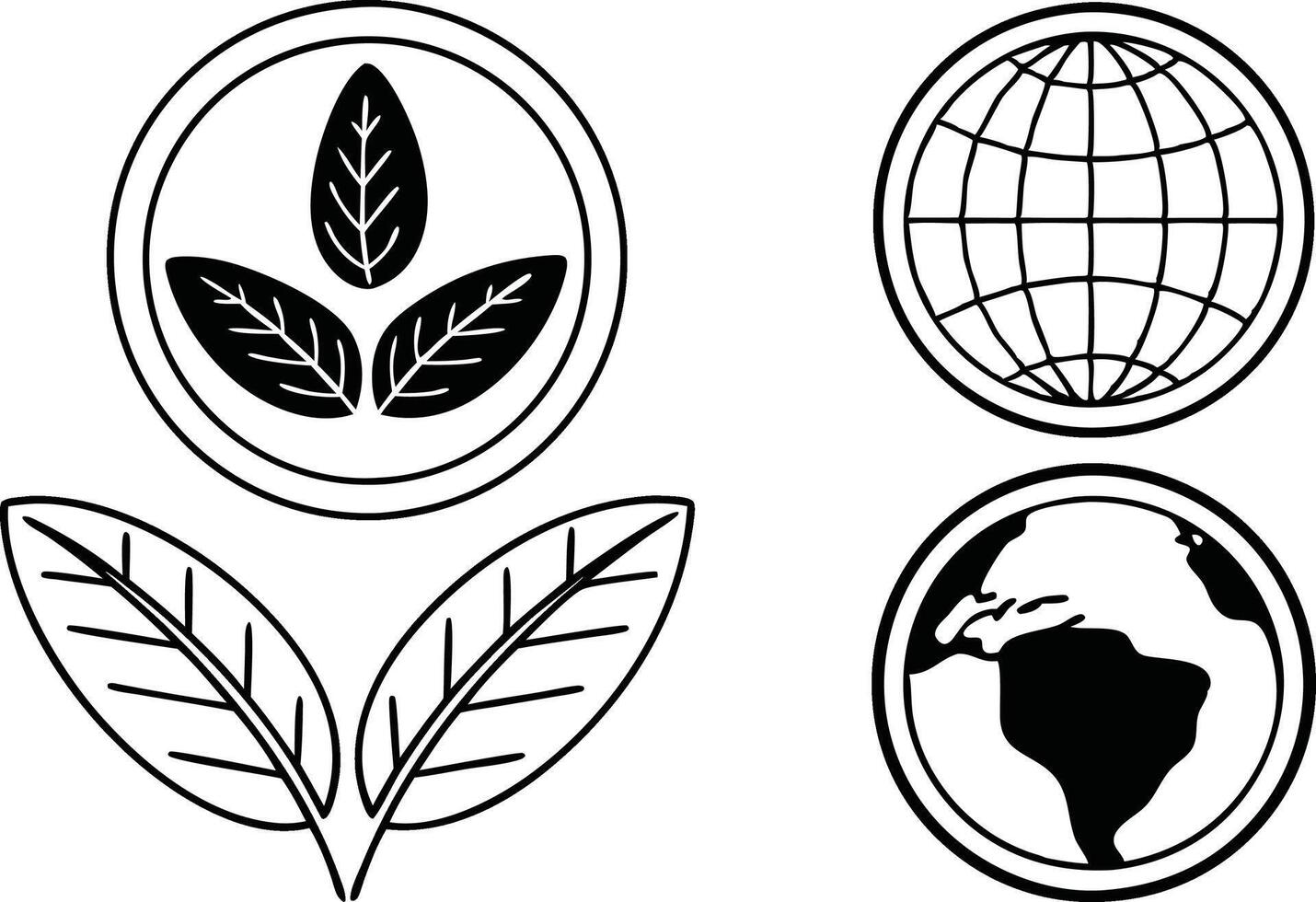 Four different symbols for the environment vector