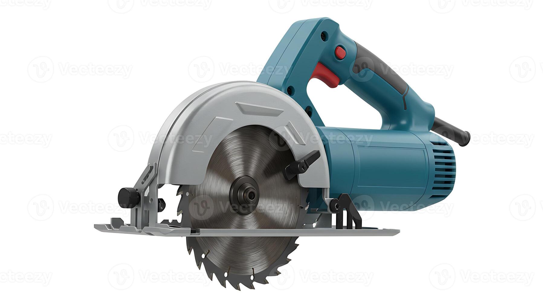 Circular Saw Tool Close-up for Cutting Wood and Do-it-yourself Projects photo
