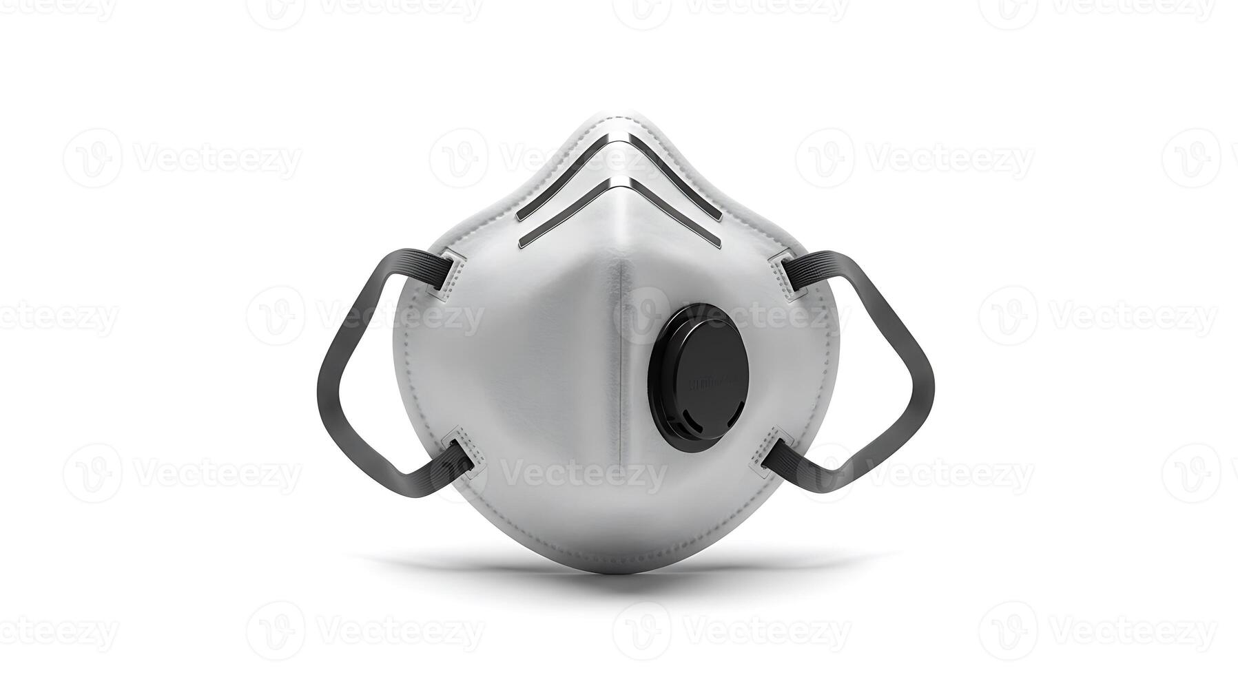 Protective Respirator Mask on White Background for Safety and Health photo