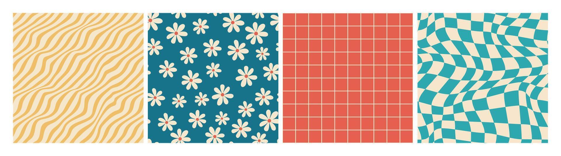 Twisted and distorted texture in trendy retro 2000s style. vector