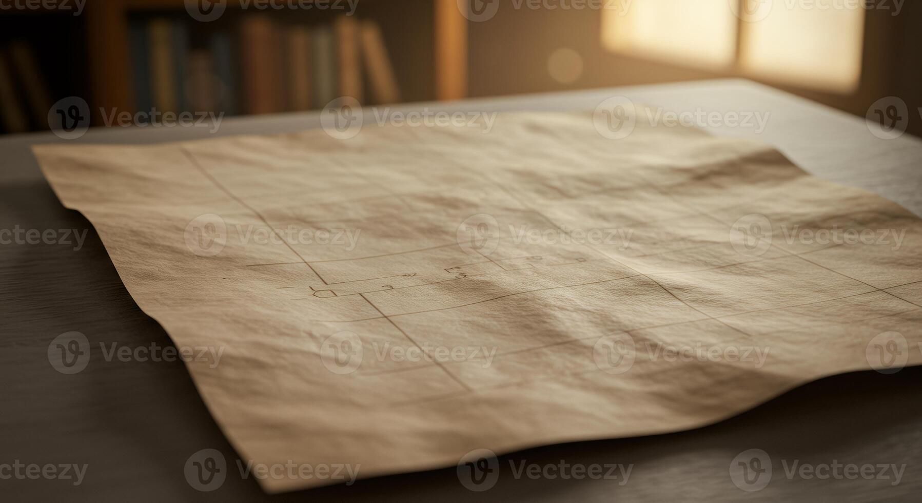 A piece of paper laying on top of a table photo