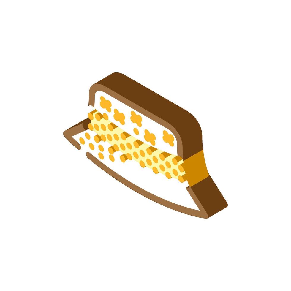embellished hat diy fashion handmade isometric icon illustration vector