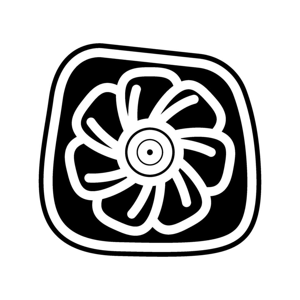 hand sewn patches diy fashion handmade glyph icon illustration vector
