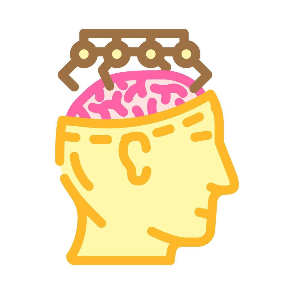 neurosurgery health color icon illustration vector