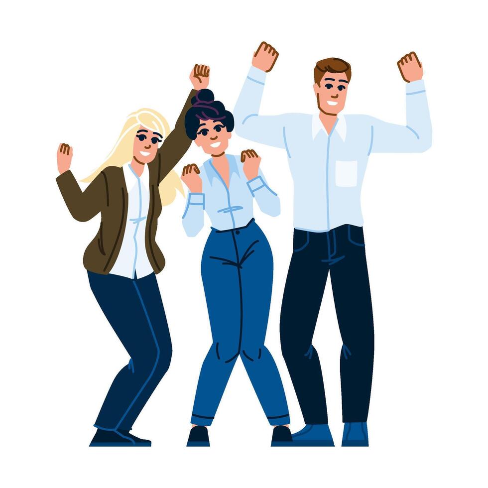 engagement overjoyed employee vector