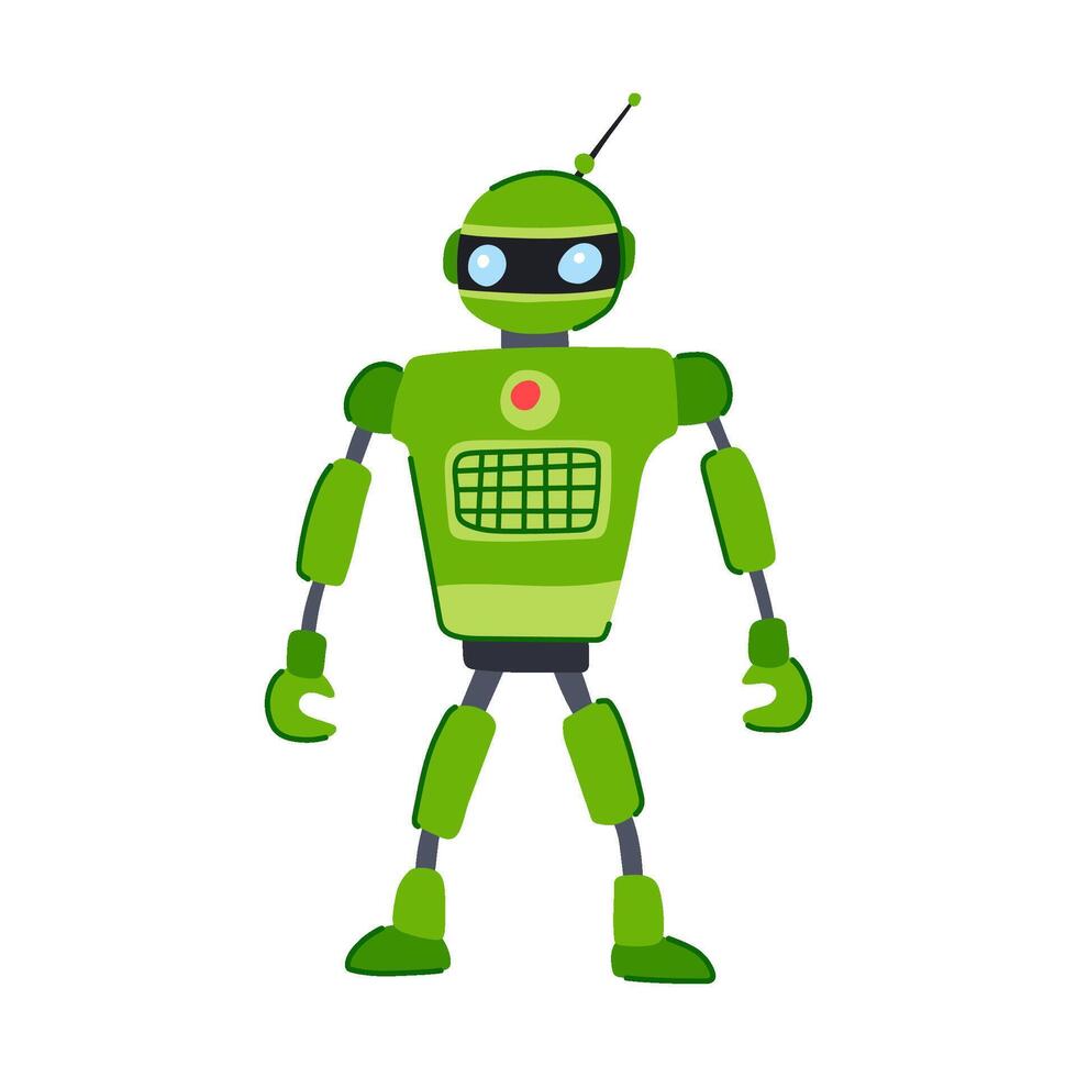 remote robot toy cartoon illustration vector
