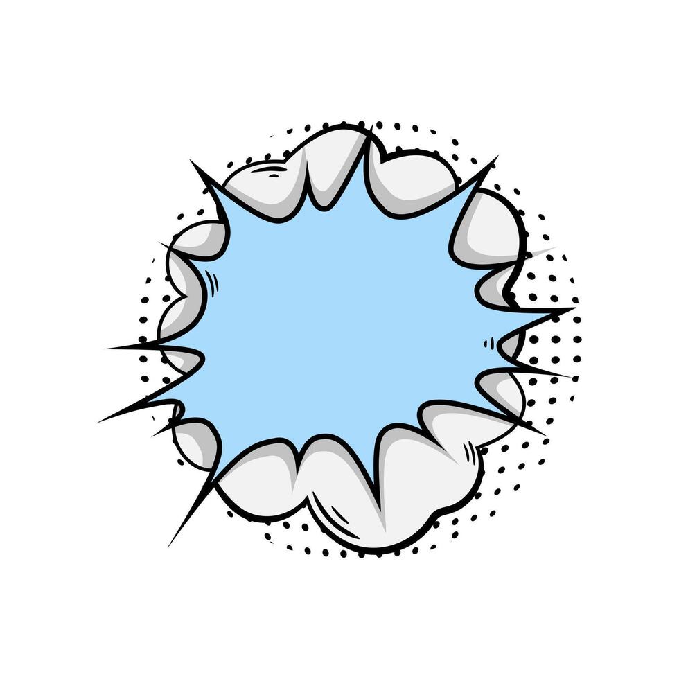 tail comic speech bubble cartoon illustration vector