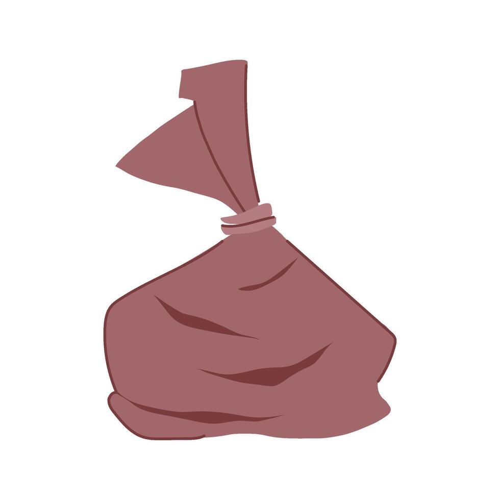 recycling compostable trash bag vector