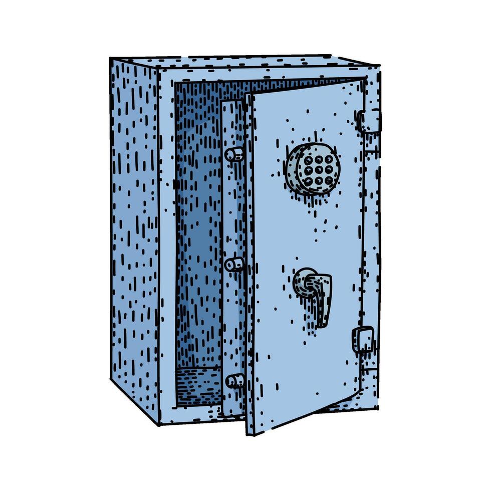 guard safe sketch hand drawn vector