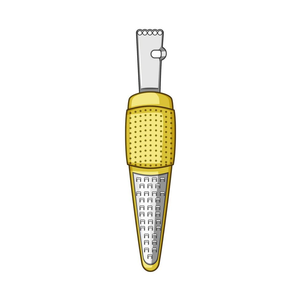 peel citrus zester cartoon illustration vector