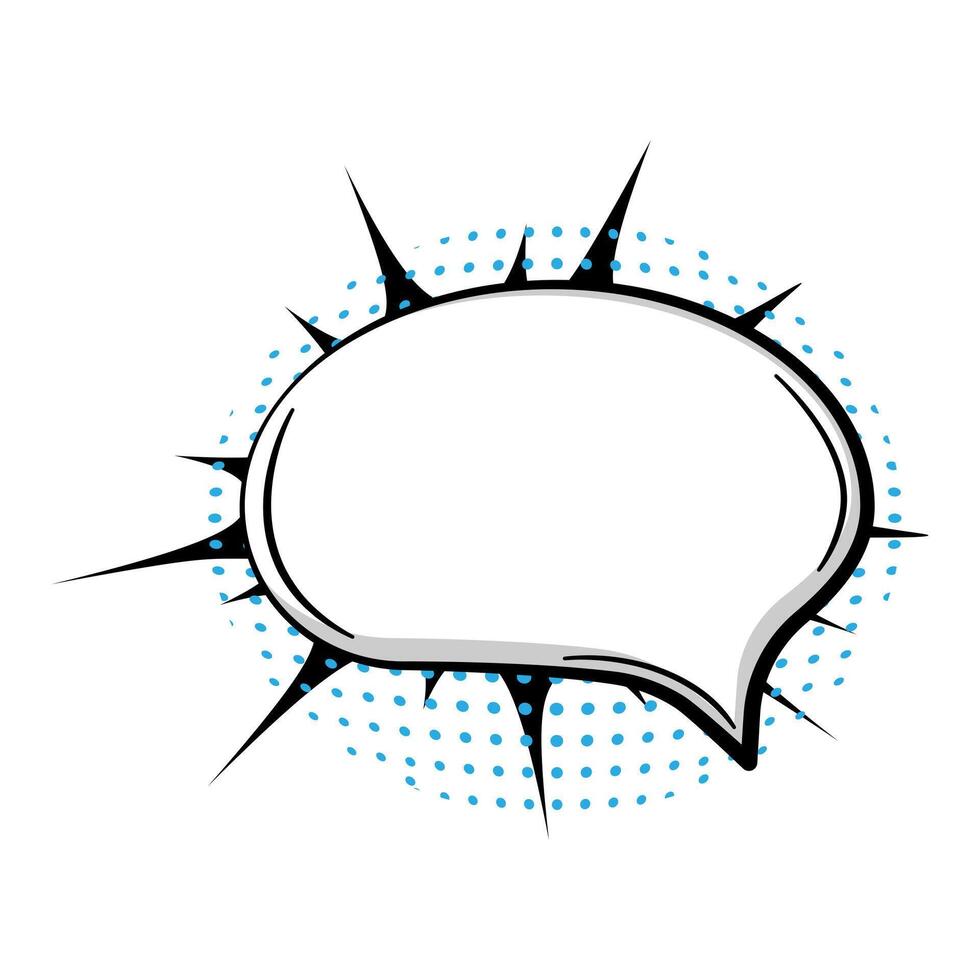 cloud comic speech bubble cartoon illustration vector