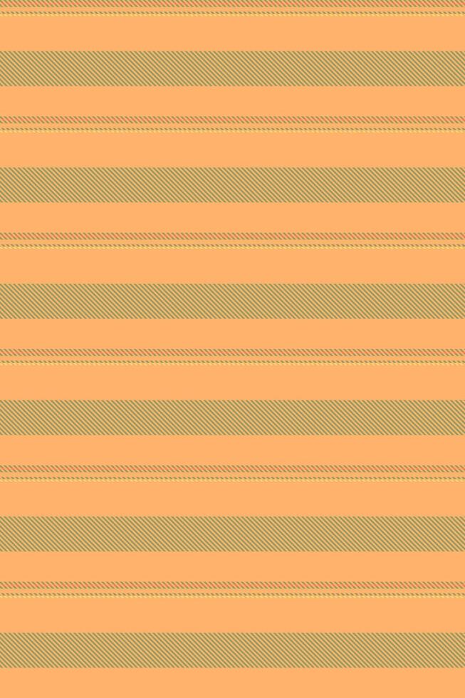 Pinish textile background, ethnic stripe texture fabric. Reel vertical lines seamless pattern in orange and lime colors. vector