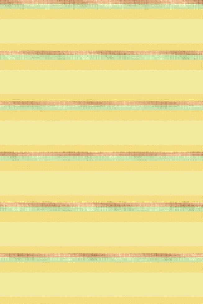 Veil seamless background, rustic vertical stripe lines. Funky fabric texture pattern textile in yellow and amber colors. vector
