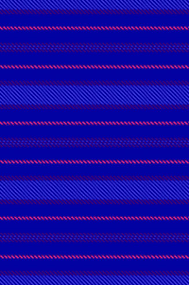 Sndless textile background , sixties seamless lines vertical. Fanel texture pattern stripe fabric in blue and indigo colors. vector
