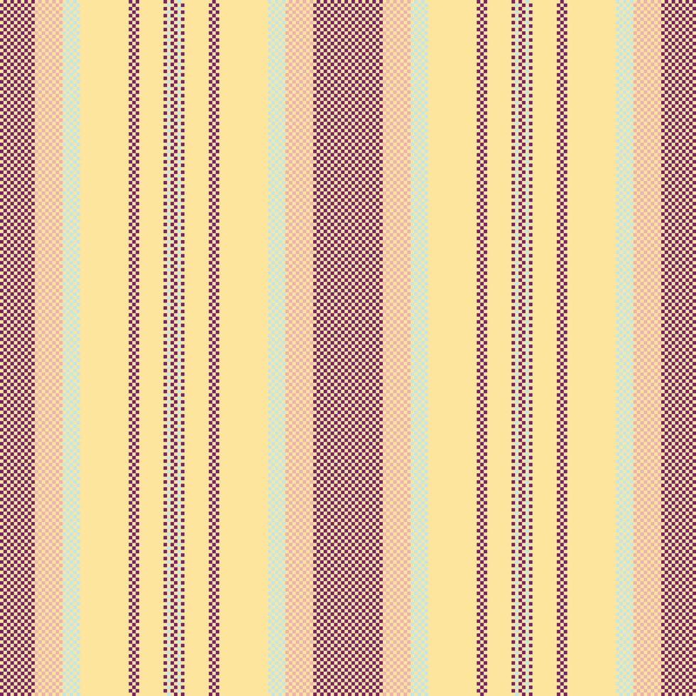 Diagonal seamless stripe , apartment pattern fabric textile. Preeting card lines vertical background texture in amber and pink colors. vector