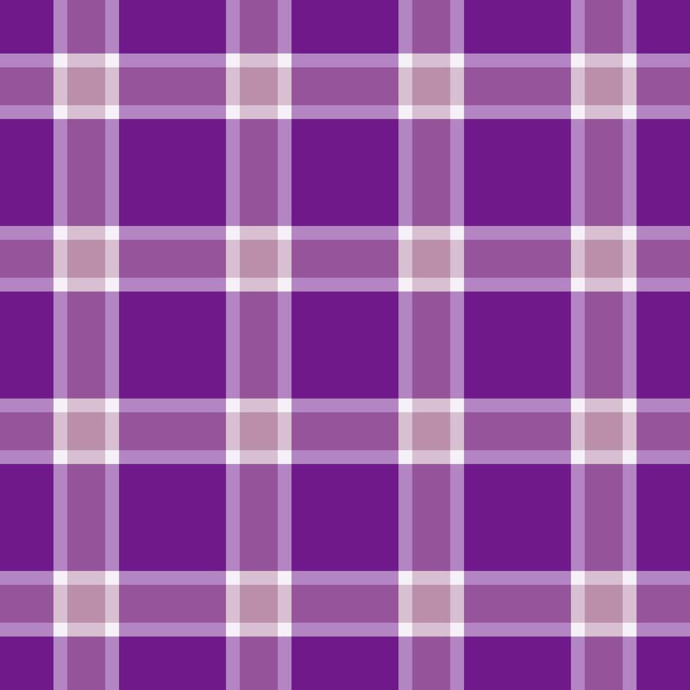 Elegant purple and white plaid pattern. Perfect for backgrounds, textiles, or website design. The subtle color variation adds depth and sophistication. vector