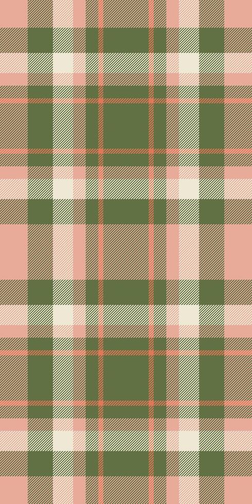 Lady plaid check pattern, form seamless fabric textile. Suite background texture tartan in red and green colors. vector
