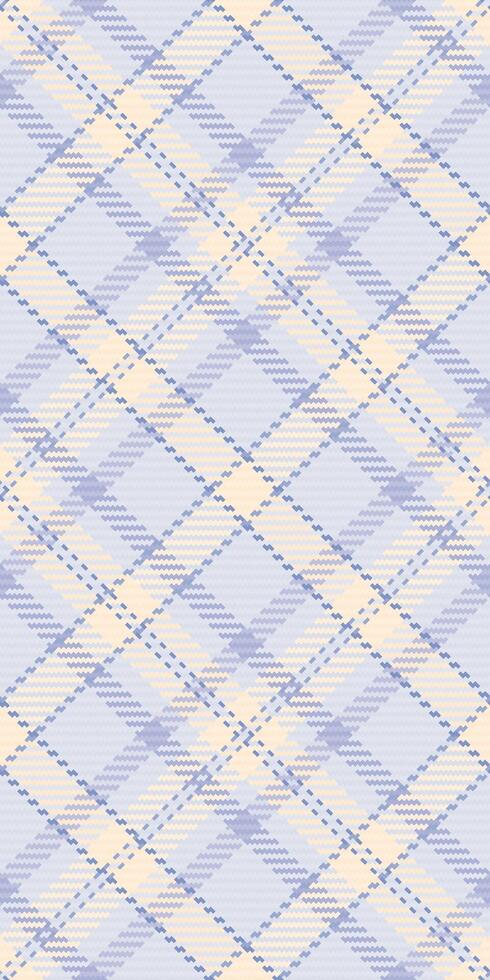Subtle pastel plaid pattern in soft lavender and cream. Ideal for backgrounds, textiles, and stationery designs. Elegant, versatile, and evokes a feeling of calm and sophistication. vector