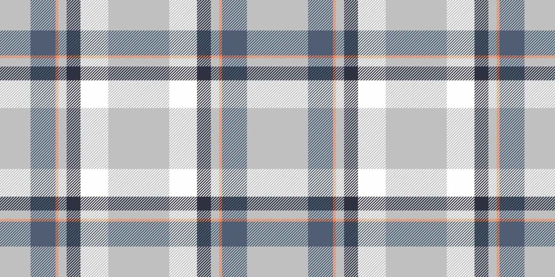 Sophisticated grey, white, and blue plaid pattern. Perfect for textile design, apparel, home decor, or website backgrounds. vector