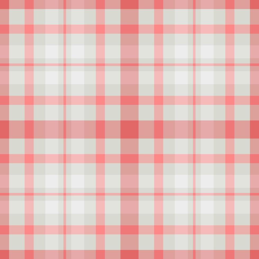 Home plaid tartan texture, advertising fabric check pattern. Colorful textile seamless background in white and light colors. vector