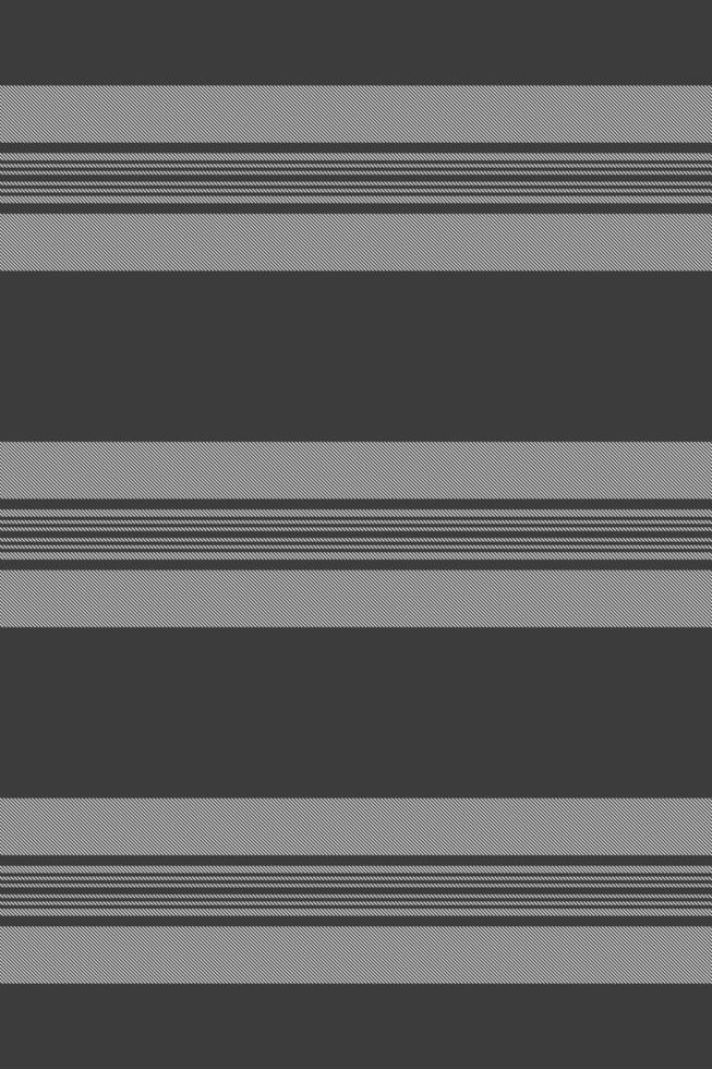 Vraph fabric pattern, manufacturing seamless lines stripe. Womposition textile texture vertical background in grey and white colors. vector