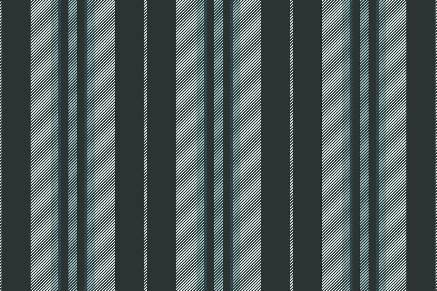 Curtain lines vertical stripe, fantasy pattern seamless background. Purity textile texture fabric in dark and white colors. vector