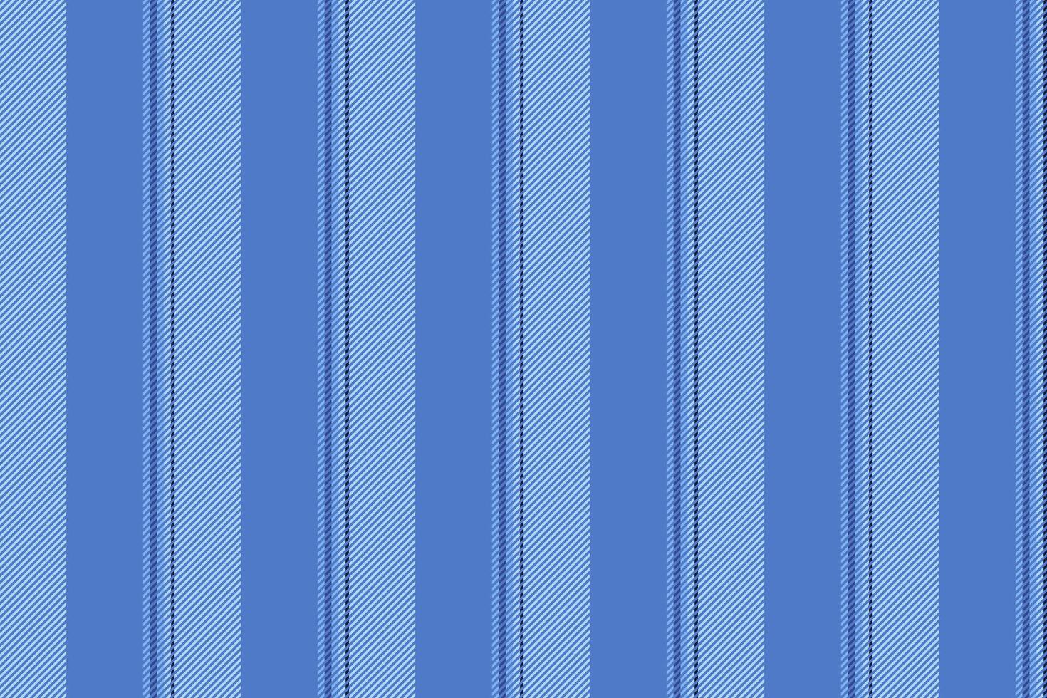 Vachinery background pattern , decorate lines textile seamless. Bobby vertical fabric texture stripe in blue and light colors. vector