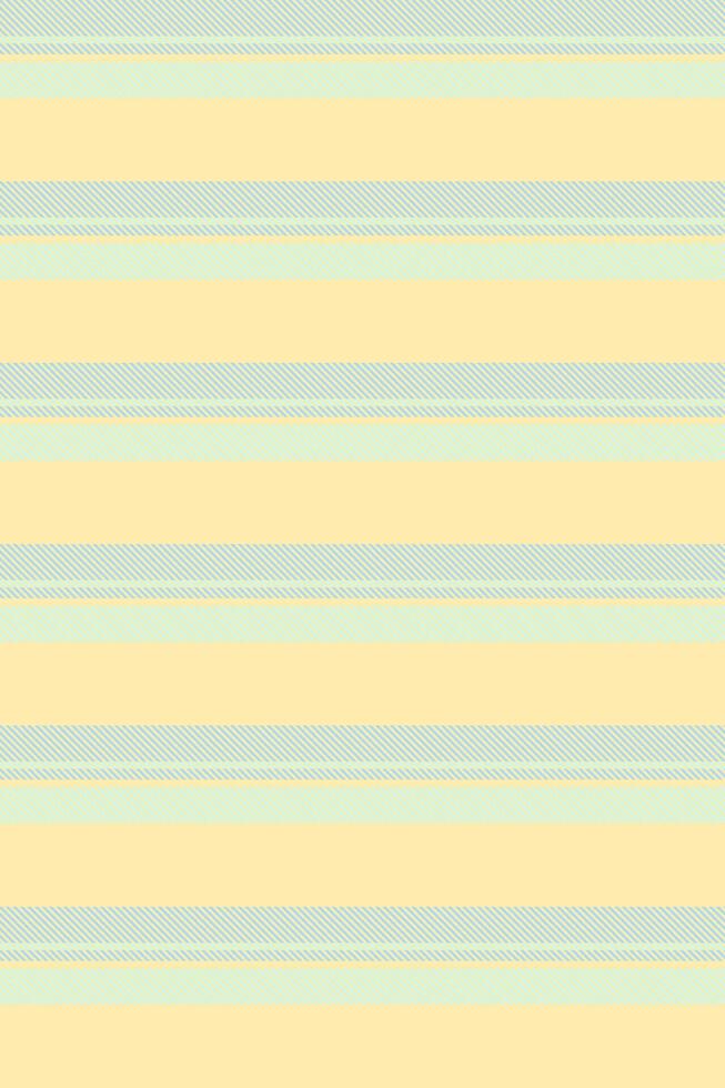 Scenery stripe vertical pattern, drawing background textile. Wallpaper lines fabric seamless texture in yellow and cyan colors. vector