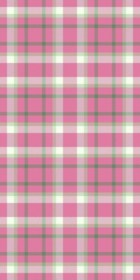 African fabric plaid background, creation texture check seamless. Vichy pattern textile tartan in pale violet red and pink colors. vector