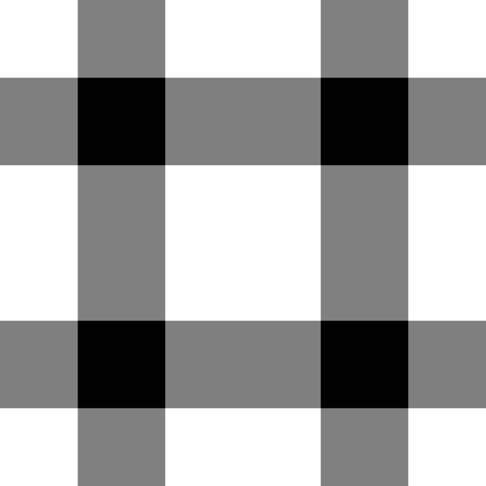 Stylish grayscale plaid pattern. Perfect for backgrounds, textiles, or website design. Clean lines and bold colors create a modern, versatile aesthetic. vector