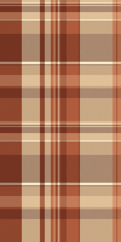 Warm earthy tones in a classic plaid pattern. Perfect for textile design, fallthemed projects, or adding a rustic touch to your work. vector