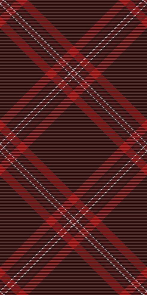 Elegant red and maroon plaid pattern. Perfect for textile design, apparel, or festive backgrounds. This sophisticated crisscross design evokes warmth and tradition. vector