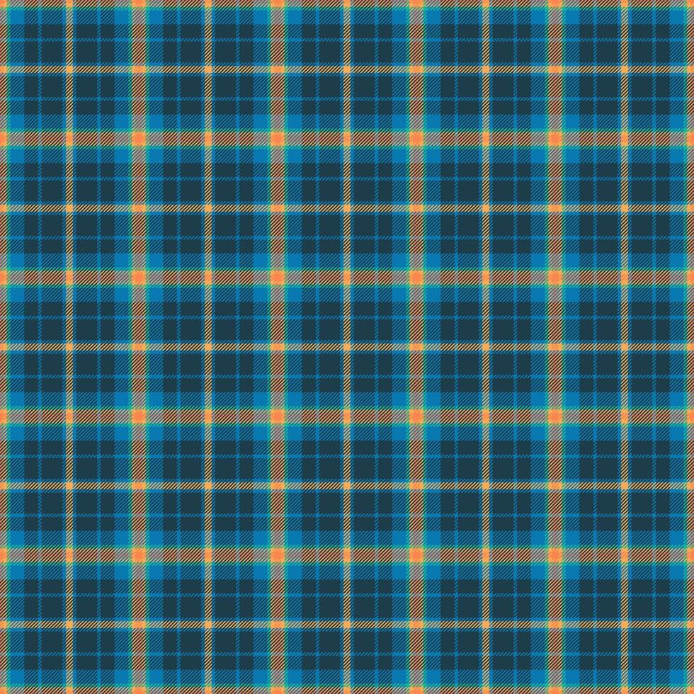 Nostalgia textile background plaid, printout seamless tartan texture. Spring pattern fabric check in dark and cyan colors. vector