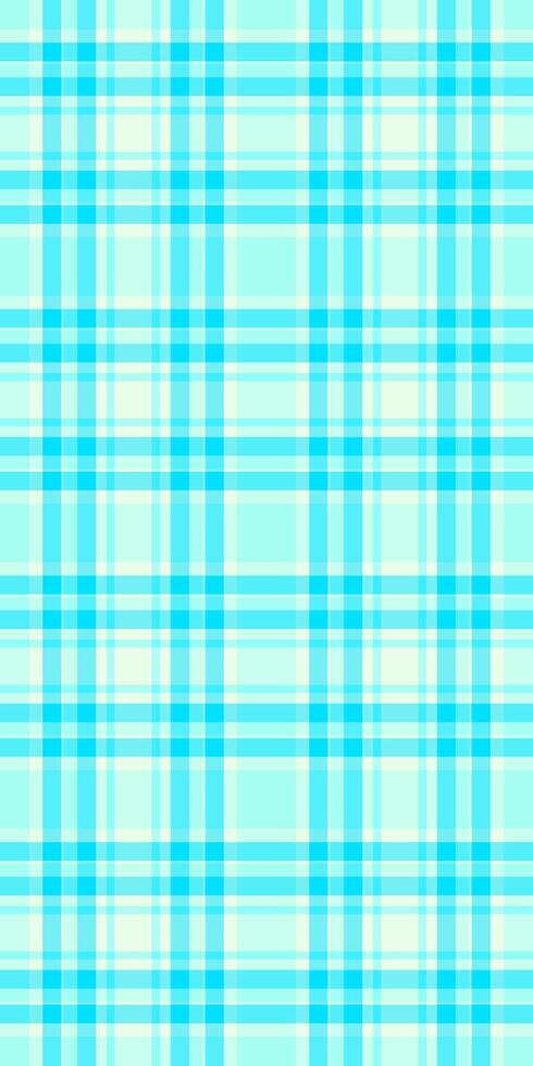 Sofa textile fabric, workshop seamless background tartan. Britain check pattern plaid texture in cyan and light colors. vector