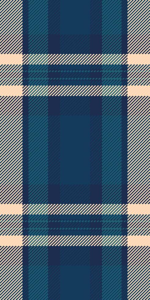 Stylish teal and beige plaid pattern. Perfect for textile design, apparel, or website backgrounds. Evokes a feeling of warmth and sophistication. Use as a repeating texture or create unique designs. vector