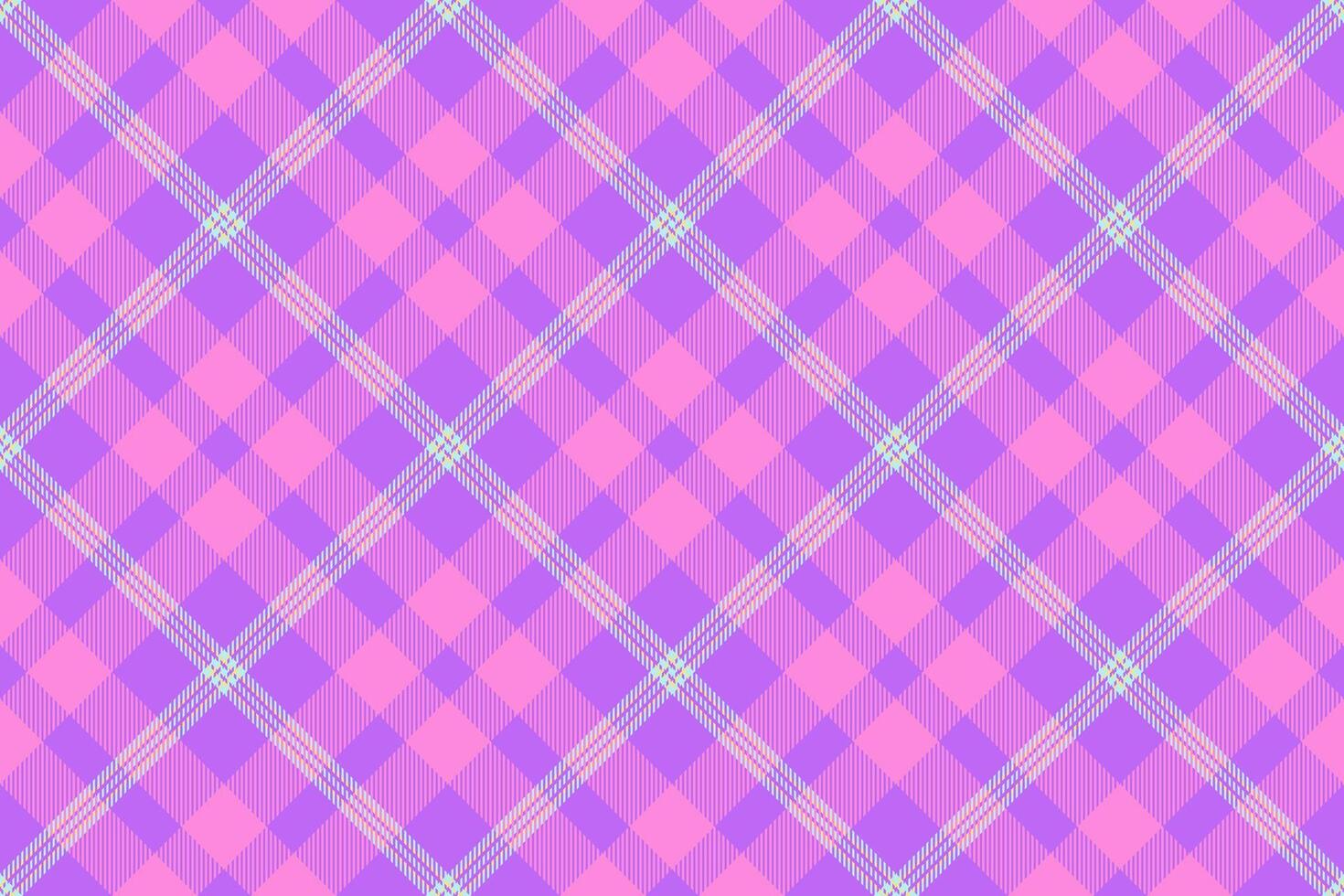 Vibrant pastel pink and purple plaid pattern. Perfect for textile designs, fashion, websites, or branding projects. vector