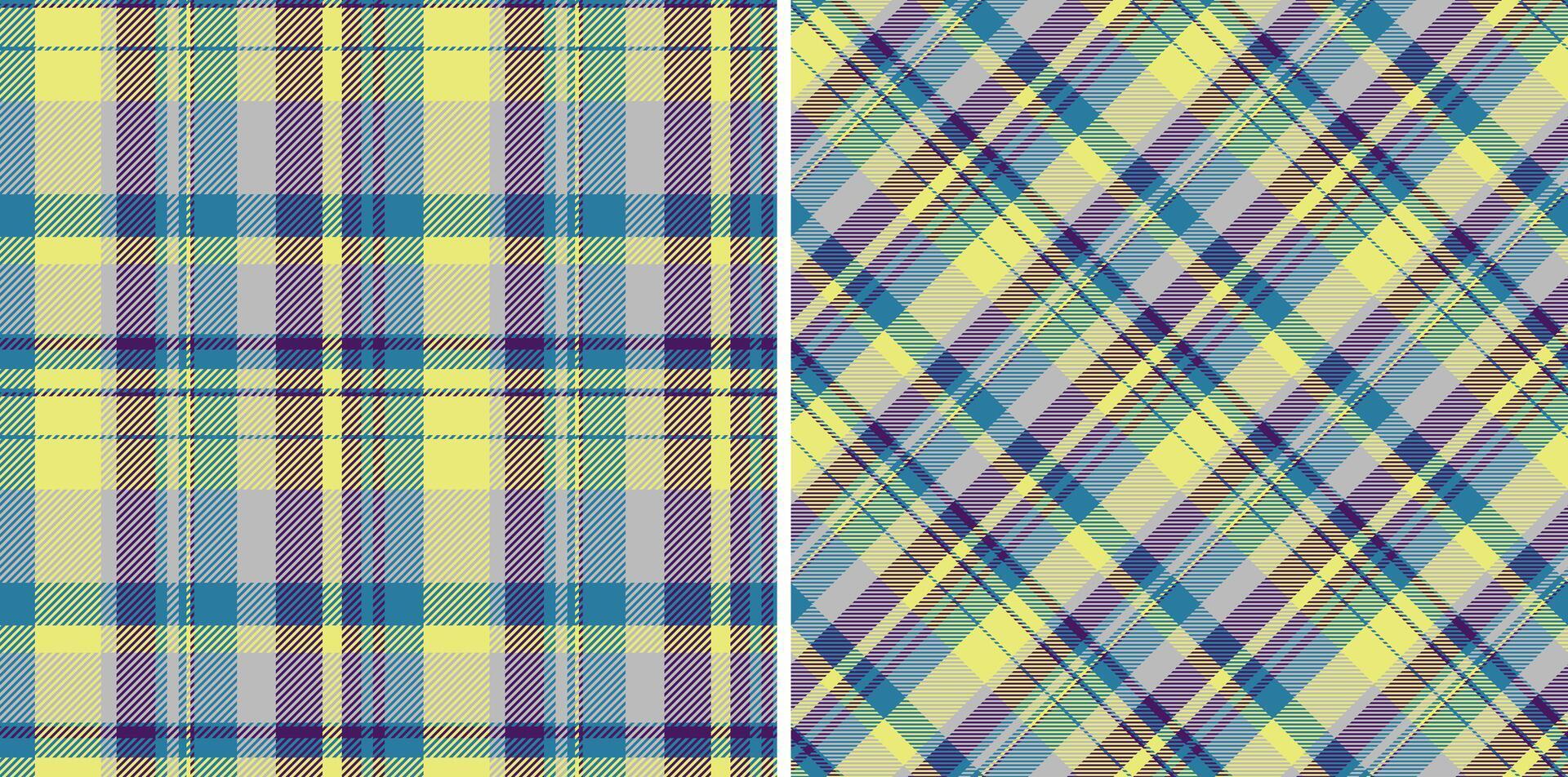 Vibrant pastel plaid patterns, perfect for textile design, fashion, or website backgrounds. vector