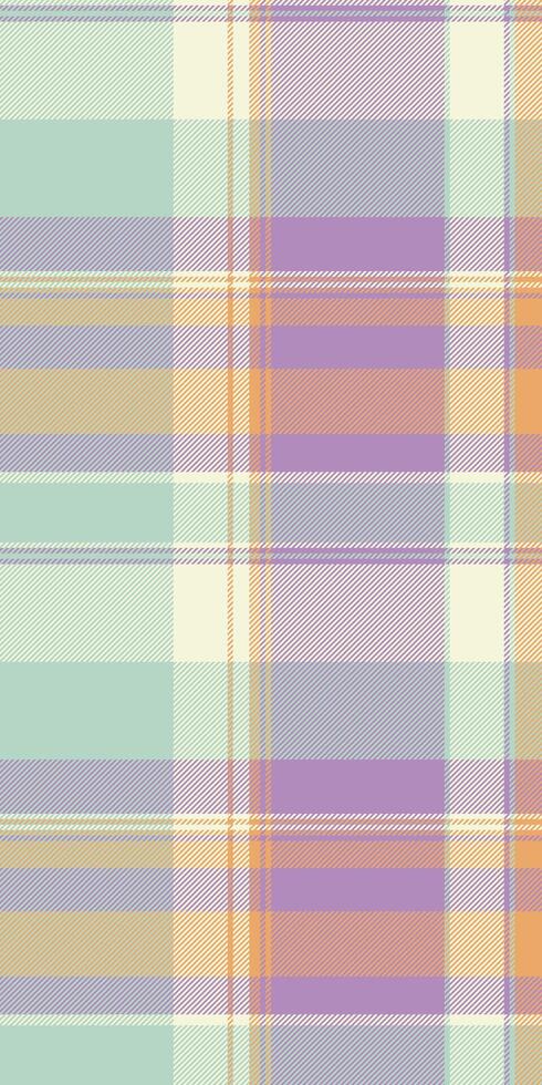Soft pastel plaid pattern. Perfect for textile design, backgrounds, or website textures. Elegant and calming color palette evokes feelings of spring and tranquility. vector