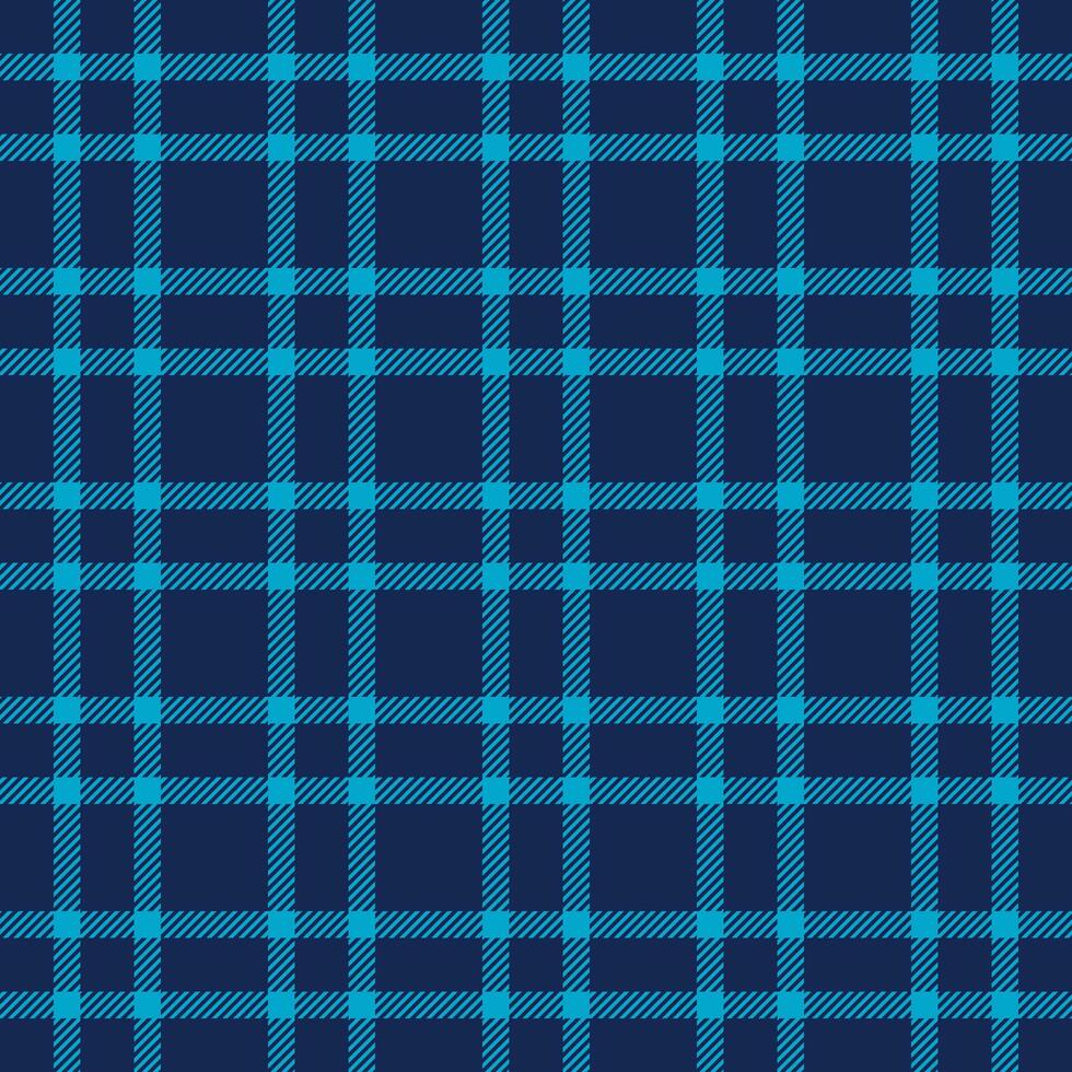 Vibrant teal and navy blue plaid pattern. Perfect for textile design, website backgrounds, or adding a touch of classic style to your projects. vector