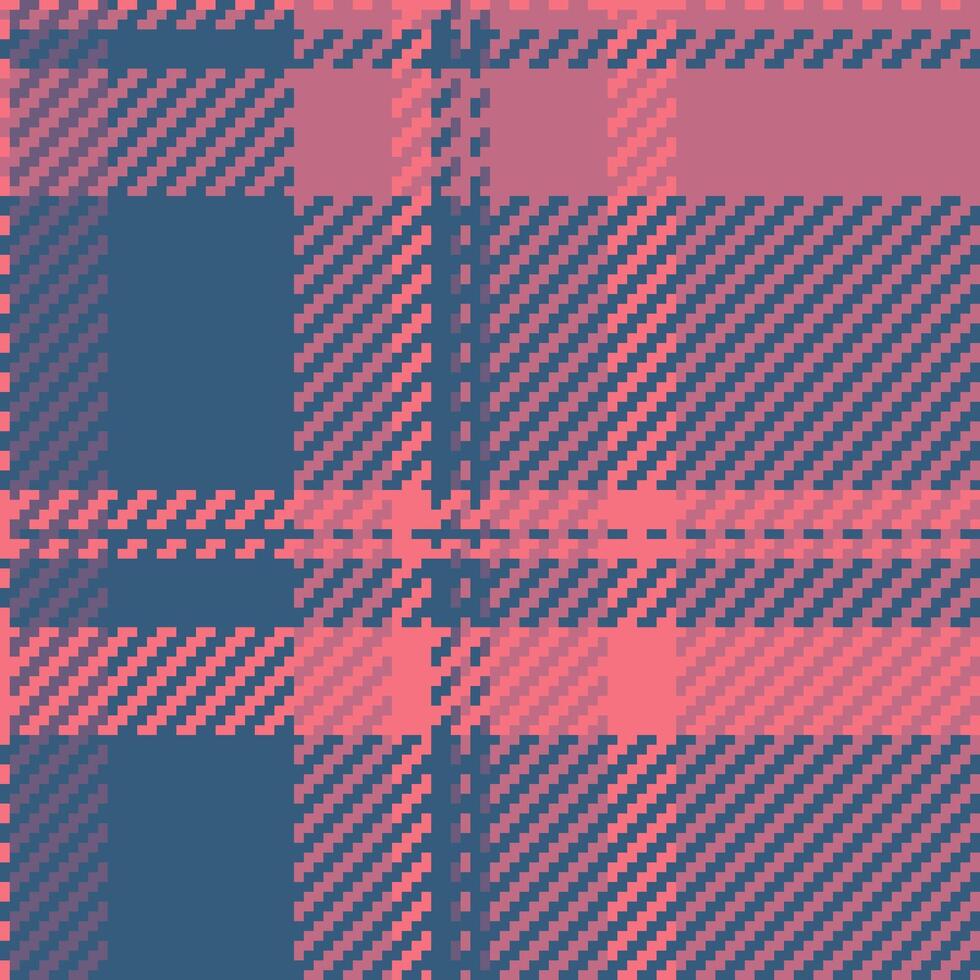 Stylish pink and blue plaid pattern. Perfect for textile design, fashion, and website backgrounds. vector