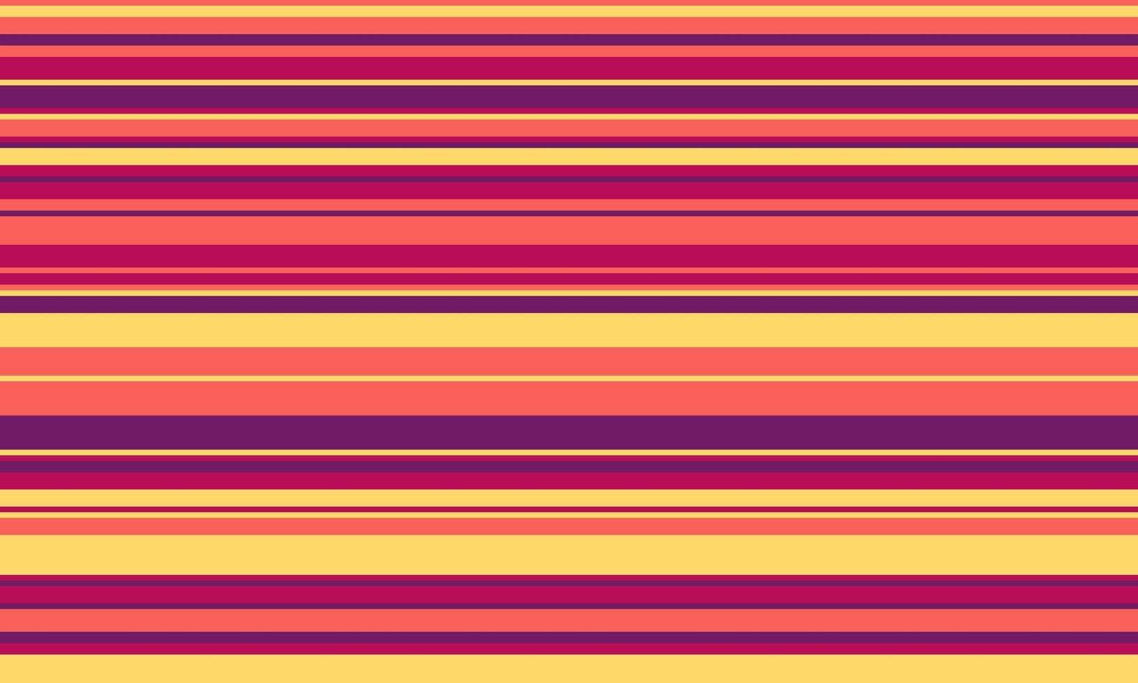 Vibrant horizontal stripes in warm sunset hues create a dynamic, energetic background. vector