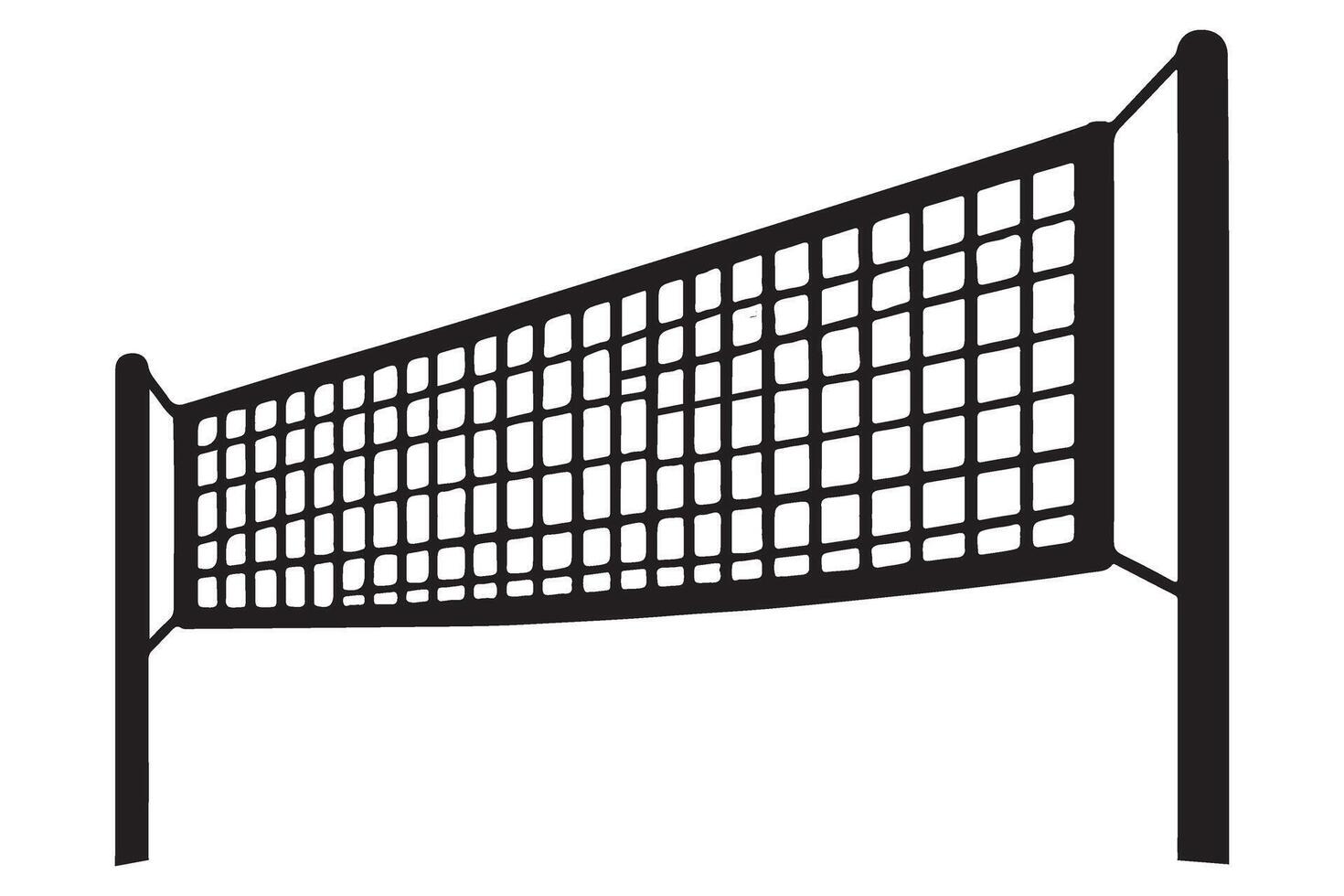 Volleyball net illustration sport equipment for game design vector