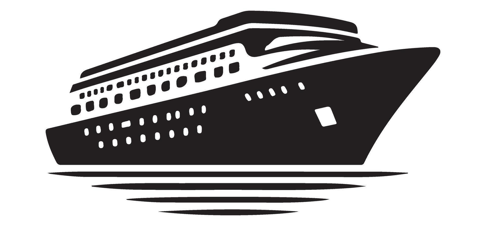 Grand Cruise Ship Illustration Exploring Ocean Voyages and Maritime Adventures vector