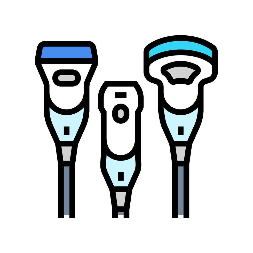 echocardiogram probe cardiology color icon illustration vector
