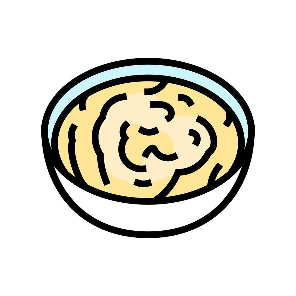aioli condiment color icon illustration vector