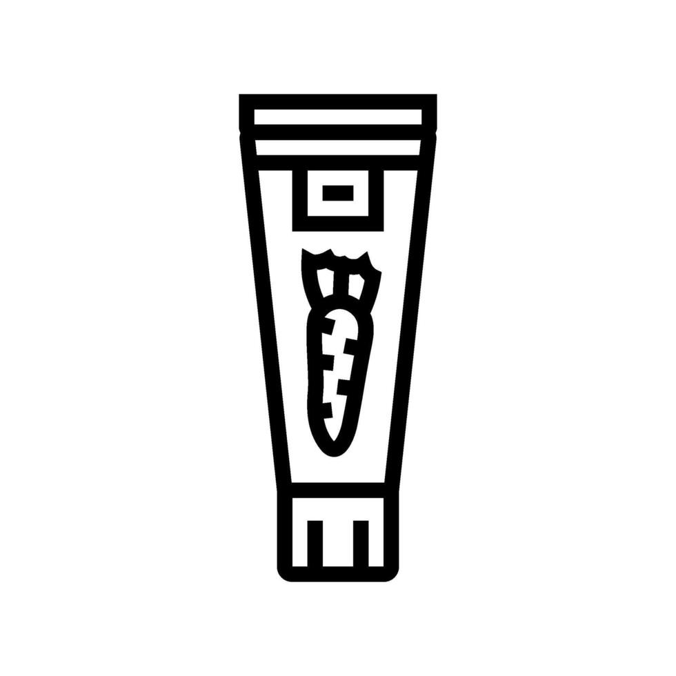 wasabi condiment line icon illustration vector