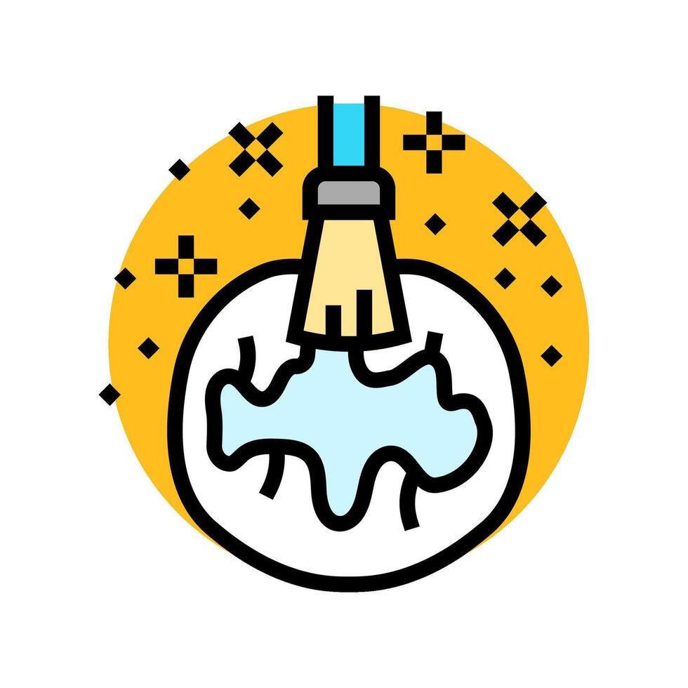 using dental sealants oral care color icon illustration vector