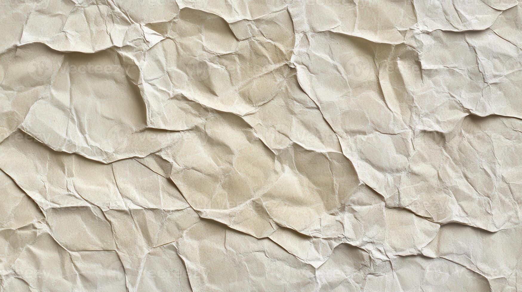 Crumpled paper texture background photo